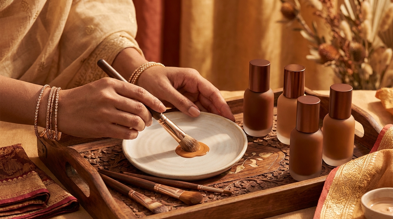 Best Foundation for Warm Undertone Indian Skin 2026 — Makeup guide by LuminaPicks
