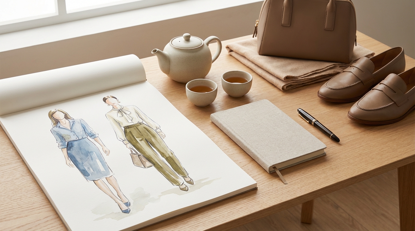 Japanese Office Fashion 2026 — Minimalism Meets — Fashion guide by LuminaPicks