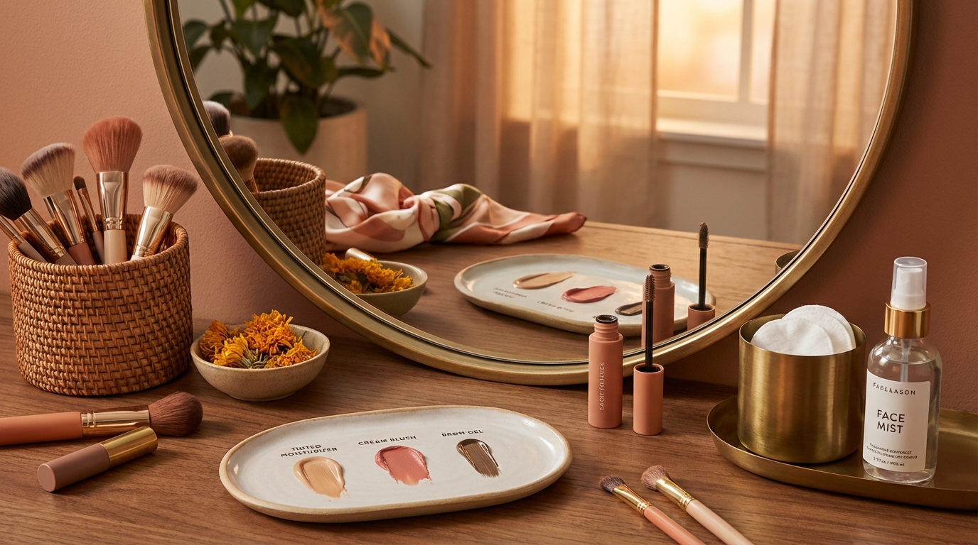 Natural No-Makeup Look Tutorial for Indian Skin 2026 — Makeup guide by LuminaPicks