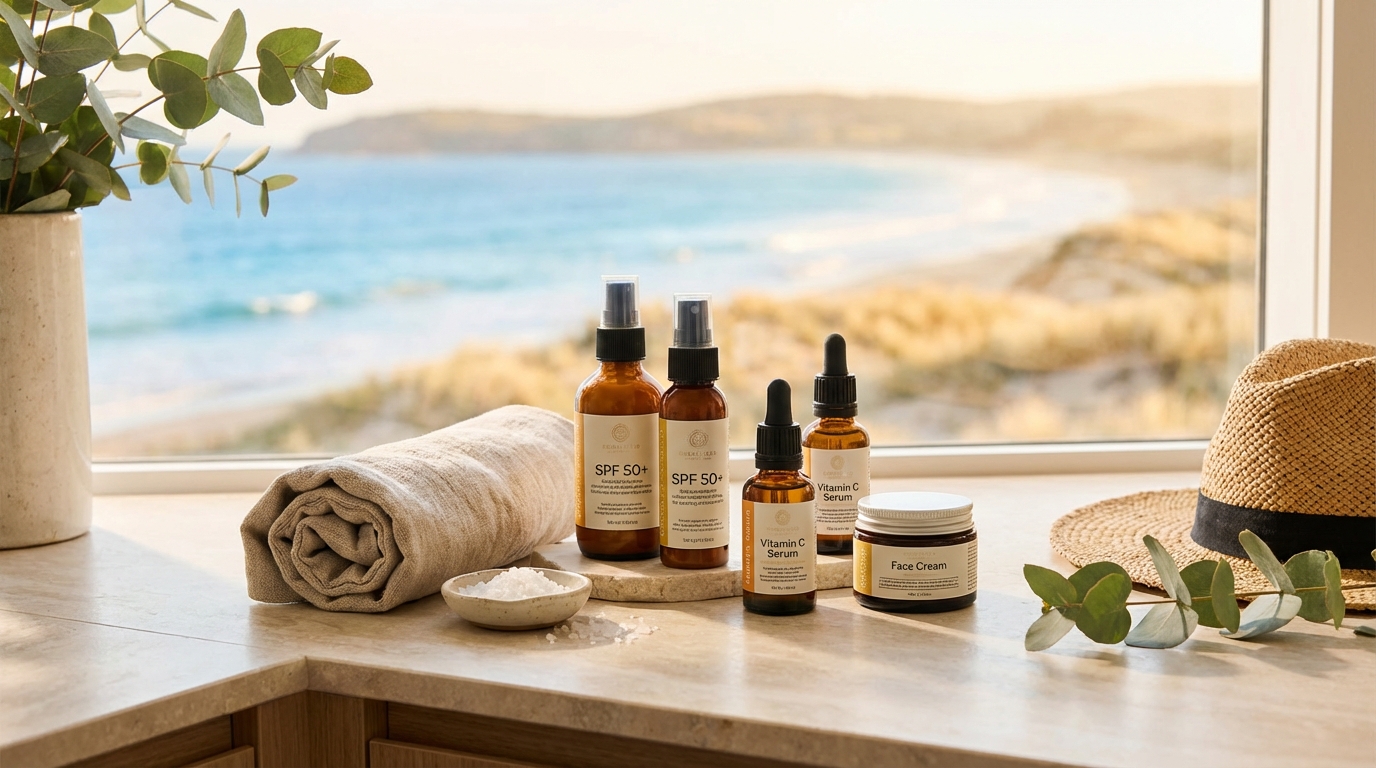 Skincare for Australian Sun 2026 — SPF, Vitamin C, and UV — Beauty guide by LuminaPicks